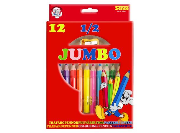 FARGEBLYANTER JUMBO HALF SIZE 12 STK. SENSE 