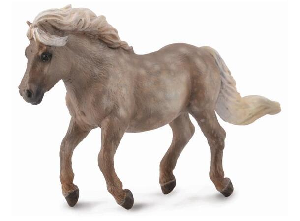 SHETLANDSPONNI SØLV PRIKKETE M COLLECTA 
