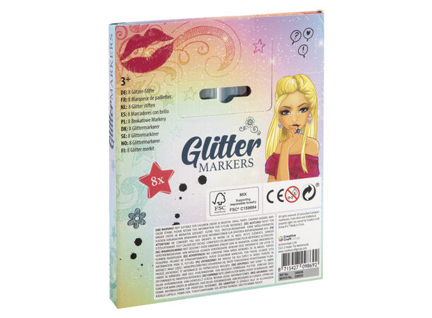 GLITTER MARKERS 