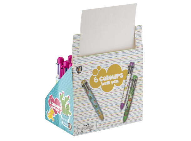 6 COLOUR PEN 3 ASS 