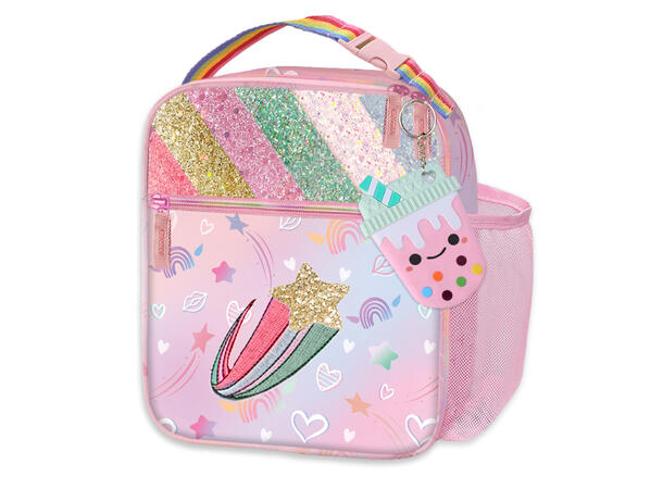 BAG/SEKK M/CHARM HOT FOCUS RAINBOW 