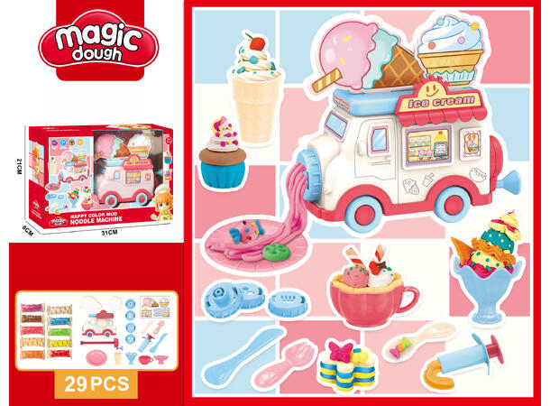 MODELLKITT - ISKREMBIL SETT MAGIC DOUGH 
