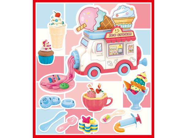 MODELLKITT - ISKREMBIL SETT MAGIC DOUGH 
