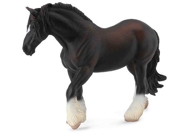 SHIRE HORSE MARE BLACK 