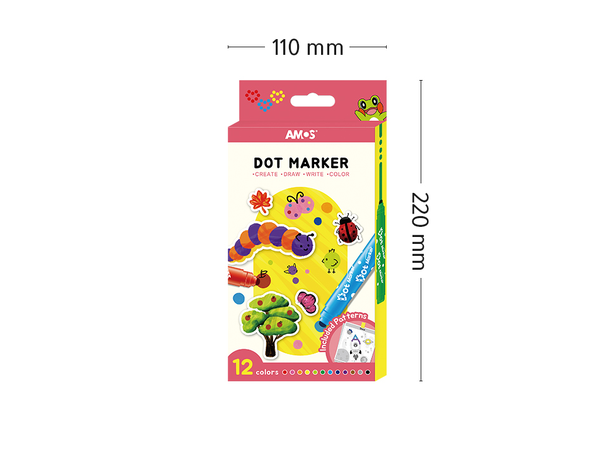 TUSJ - DOT MARKER 12 STK AMOS 